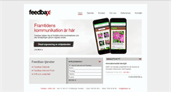 Desktop Screenshot of feedbax.se